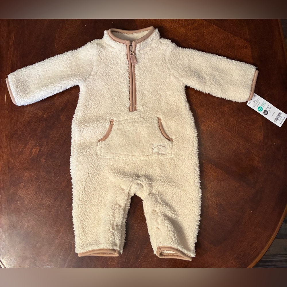 Carter’s Cozy Cream Sherpa Kids One Piece